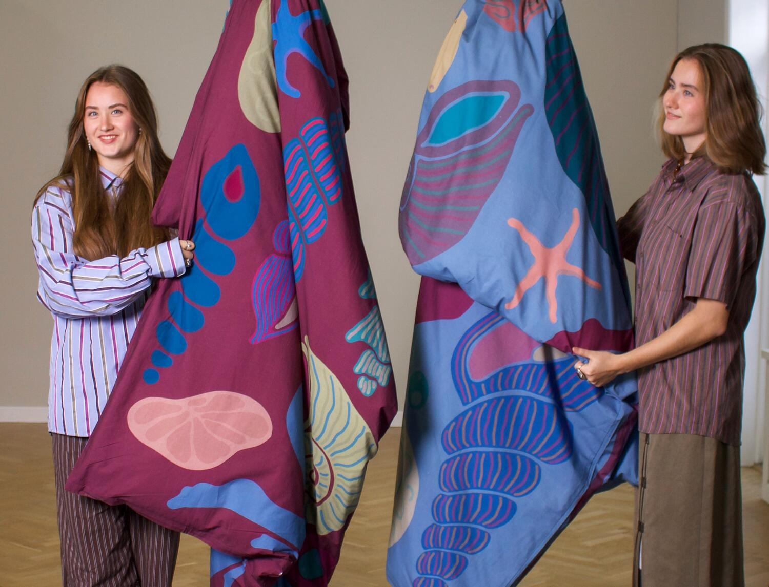 x Some Other Waves percale sengetøj - Bordeaux